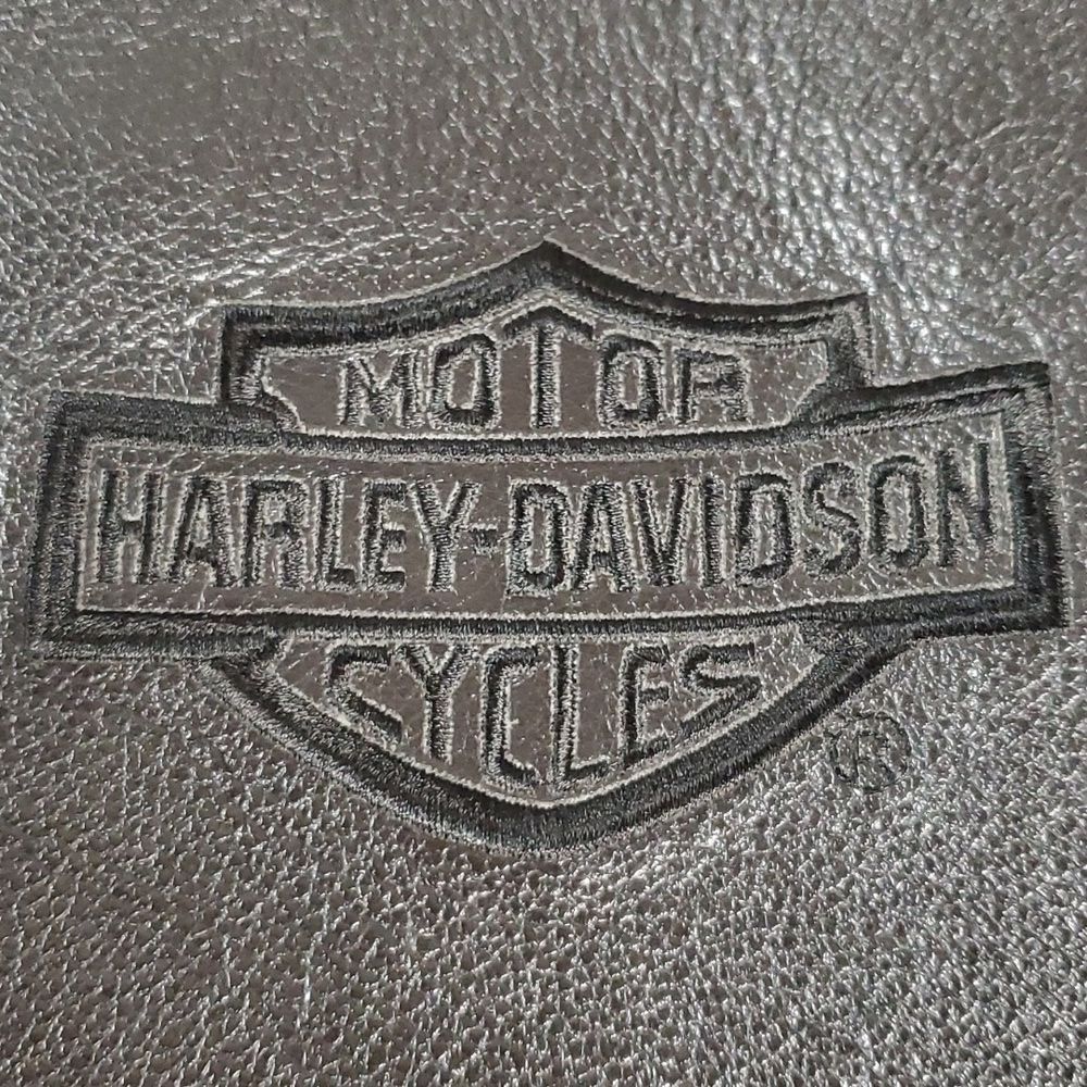 Harley-Davidson Vintage Rectangular Leather Purse - Picture 2 of 8